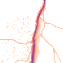 Daytime road noise heatmap for TQ12 6FD