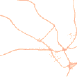 Daytime road noise heatmap for TQ12 6FY