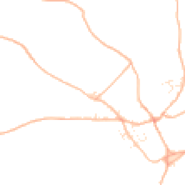 Daytime road noise heatmap for TQ12 6FY