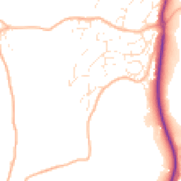 Daytime road noise heatmap for TQ12 6GR