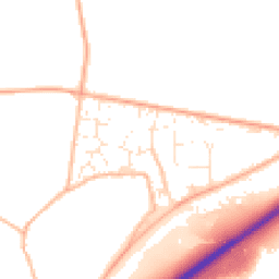 Daytime road noise heatmap for TQ12 6HH
