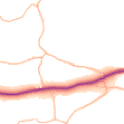 Daytime road noise heatmap for TQ12 6NT
