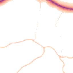 Daytime road noise heatmap for TQ12 6PG