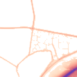 Daytime road noise heatmap for TQ12 6PN