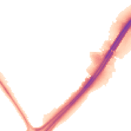 Night-time road noise heatmap for TQ12 6SW