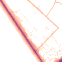 Daytime road noise heatmap for TQ12 6TL