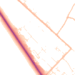 Daytime road noise heatmap for TQ12 6TZ