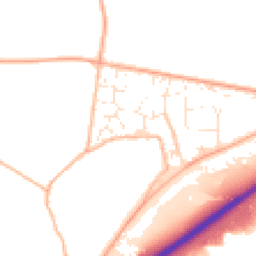 Daytime road noise heatmap for TQ12 6UL