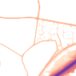 Daytime road noise heatmap for TQ12 6UN