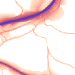 Daytime road noise heatmap for TQ12 6UX