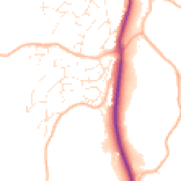 Daytime road noise heatmap for TQ12 6YD