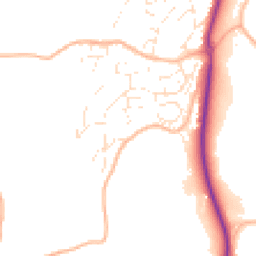 Daytime road noise heatmap for TQ12 6YH