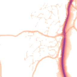 Daytime road noise heatmap for TQ12 6YN