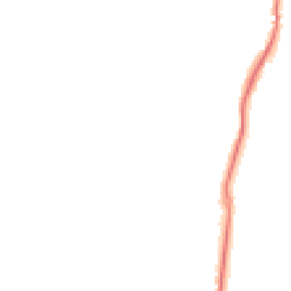 Night-time road noise heatmap for TQ12 6YS