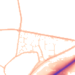 Daytime road noise heatmap for TQ12 6YY