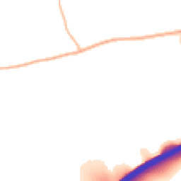 Daytime road noise heatmap for TQ13 0AB