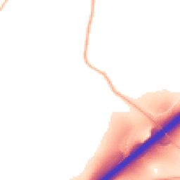 Daytime road noise heatmap for TQ13 0AD