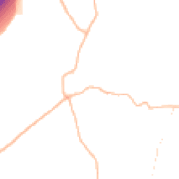Daytime road noise heatmap for TQ13 0AQ