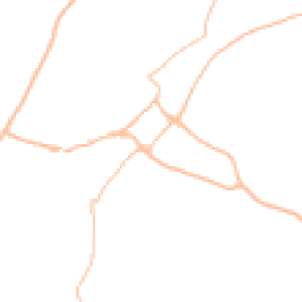 Daytime road noise heatmap for TQ13 0BL