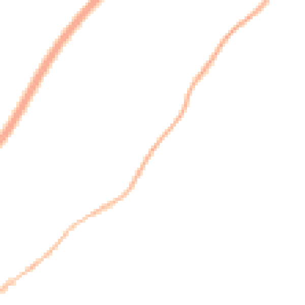 Night-time road noise heatmap for TQ13 0DD