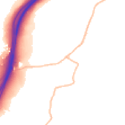 Daytime road noise heatmap for TQ13 0DG