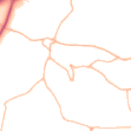 Daytime road noise heatmap for TQ13 0DN