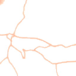 Daytime road noise heatmap for TQ13 0DQ
