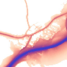 Daytime road noise heatmap for TQ13 0ET