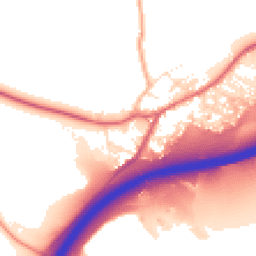 Daytime road noise heatmap for TQ13 0EZ