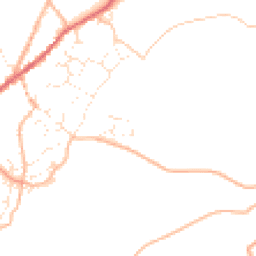 Daytime road noise heatmap for TQ13 0LN