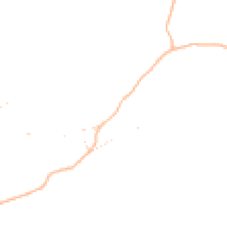 Daytime road noise heatmap for TQ13 0NR