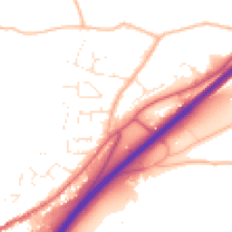 Daytime road noise heatmap for TQ13 7DA