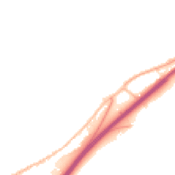 Night-time road noise heatmap for TQ13 7DB