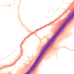 Daytime road noise heatmap for TQ13 7DD