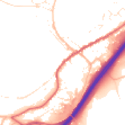 Daytime road noise heatmap for TQ13 7DU
