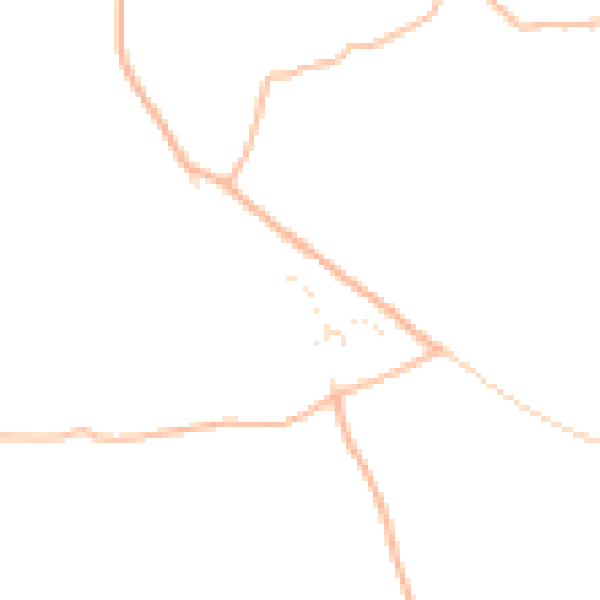 Daytime road noise heatmap for TQ13 7JE