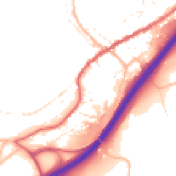 Daytime road noise heatmap for TQ13 7JQ