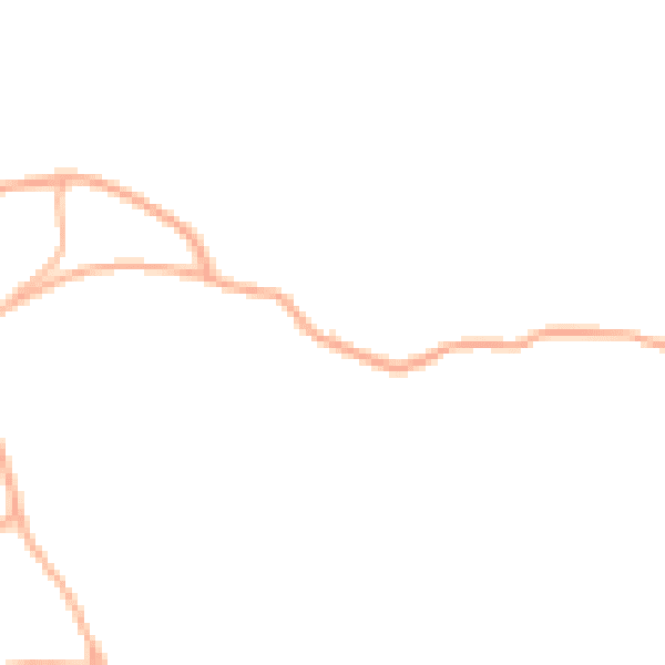 Daytime road noise heatmap for TQ13 7NS
