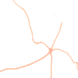 Daytime road noise heatmap for TQ13 7PP