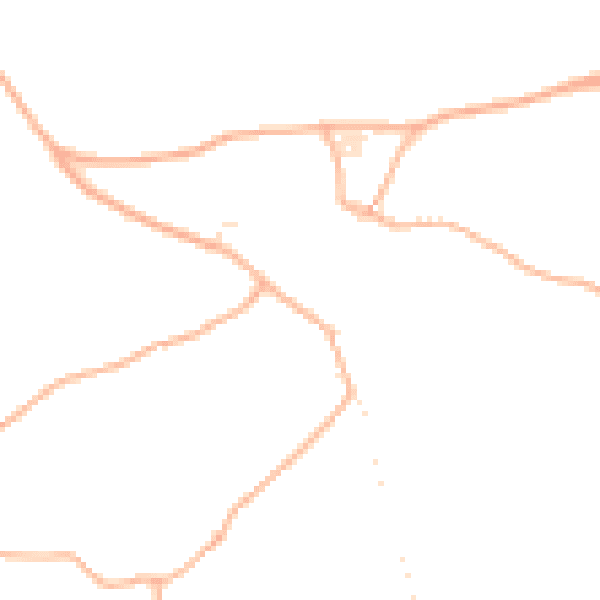 Daytime road noise heatmap for TQ13 7SG