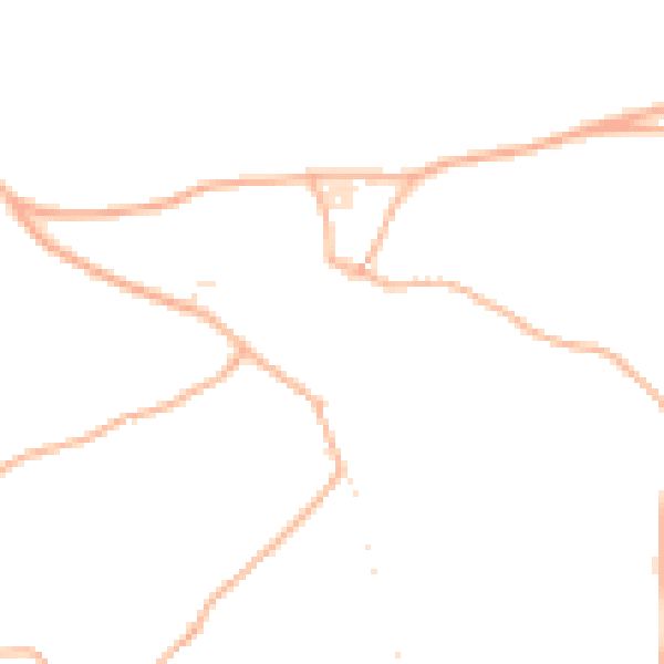 Daytime road noise heatmap for TQ13 7SJ