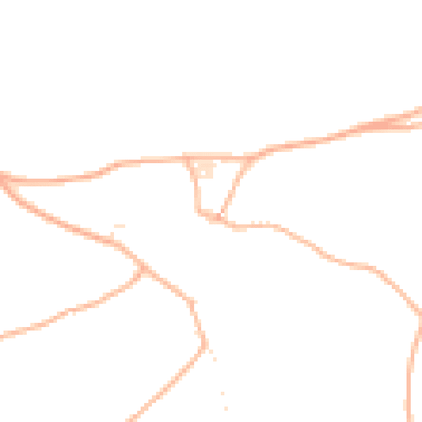 Daytime road noise heatmap for TQ13 7SL