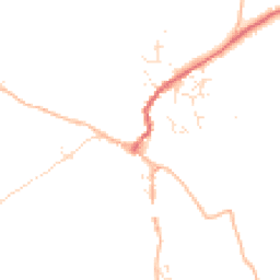 Daytime road noise heatmap for TQ13 8AE