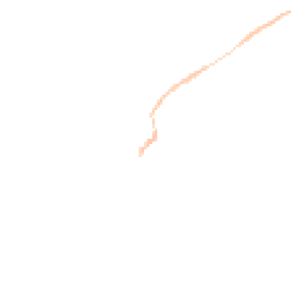 Night-time road noise heatmap for TQ13 8AE