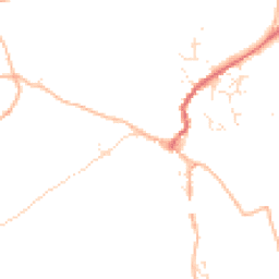 Daytime road noise heatmap for TQ13 8AN