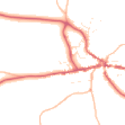 Daytime road noise heatmap for TQ13 8FD