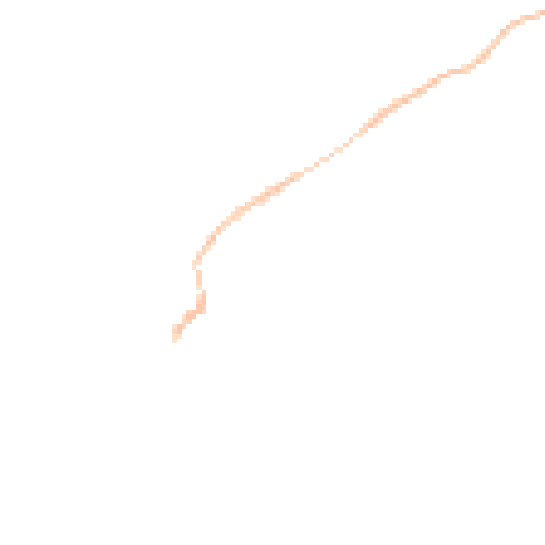 Night-time road noise heatmap for TQ13 8FQ