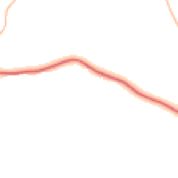 Daytime road noise heatmap for TQ13 8JP