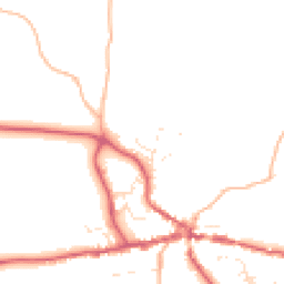 Daytime road noise heatmap for TQ13 8LR