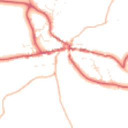 Daytime road noise heatmap for TQ13 8NT